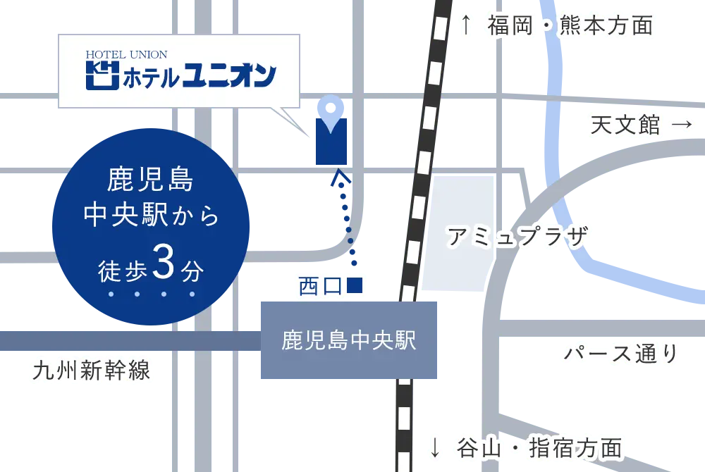 駅からの地図